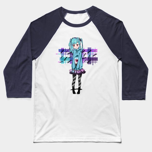 Harajuku girl vol.2 Baseball T-Shirt by MitsukiHayashi